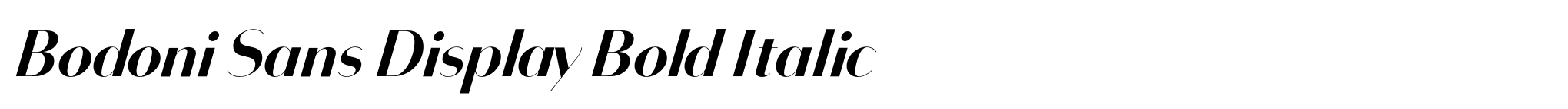Bodoni Sans Display Bold Italic image